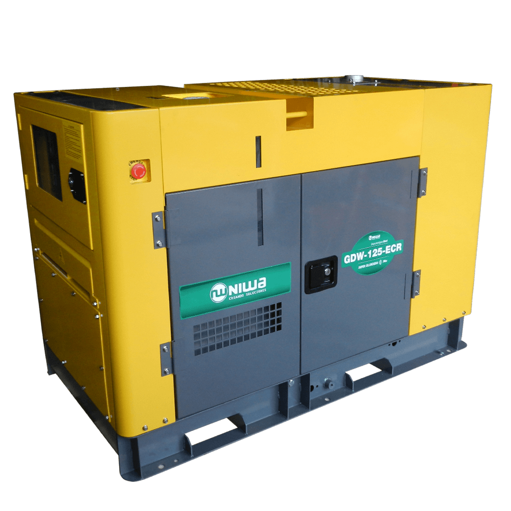 Grupo electrógeno Diésel 15 KVA 17,5 HP Niwa GDW-125-ECR