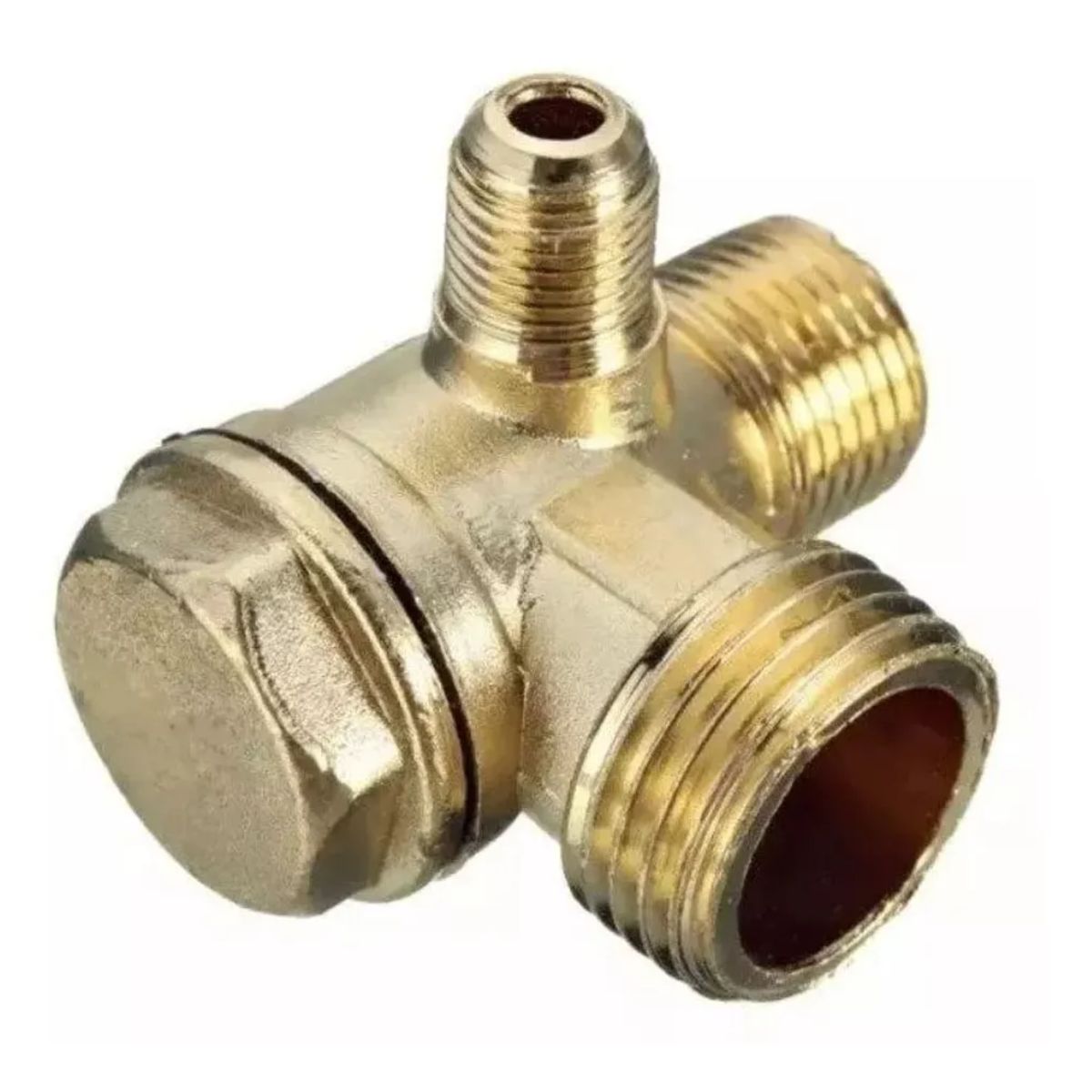 Valvula De Retencion Anti Retorno Compresor 25 50 100 Lts. lado