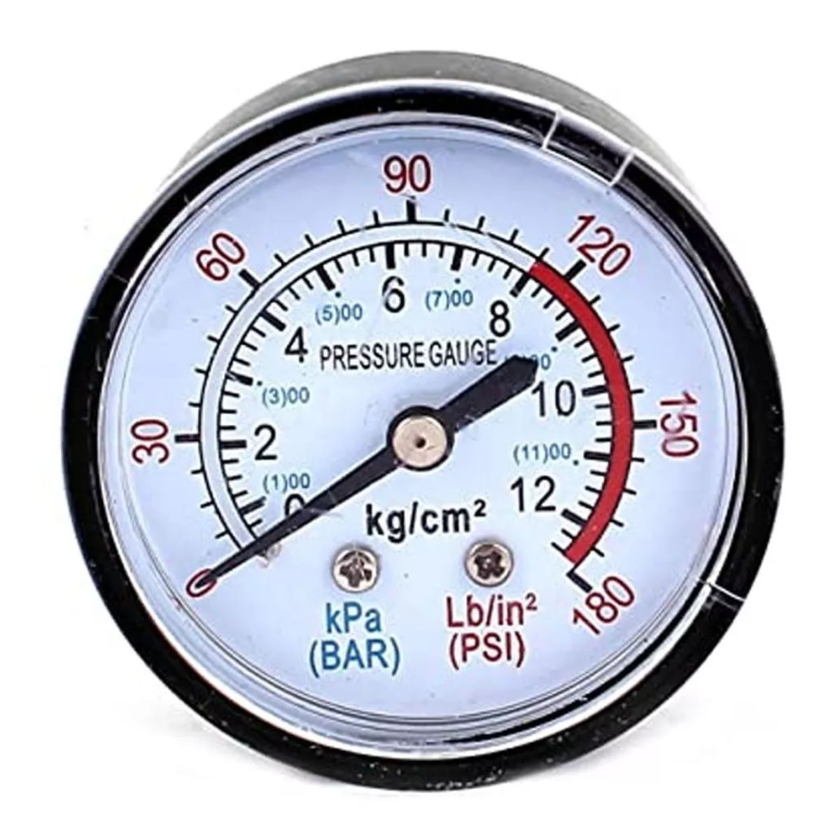 Manómetro Chico Ø40 Rosca 1/8 Repuesto Compresor frente