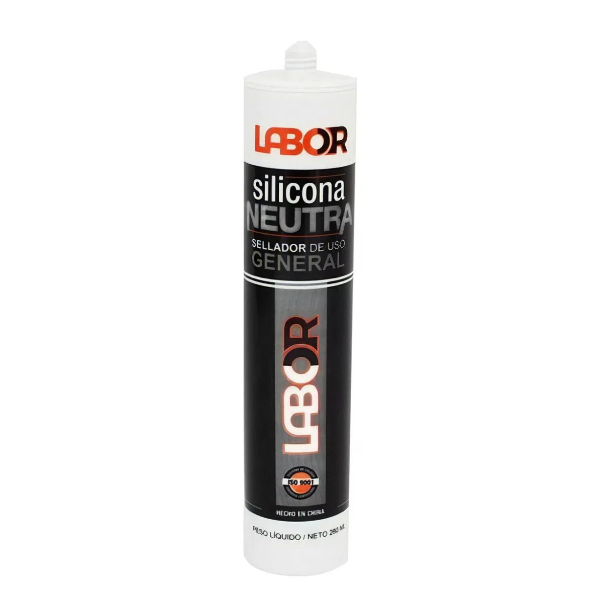 Sellador Silicona Neutra Transparente 280 Ml Lab01210 MmPegamento Labor Neutra frente