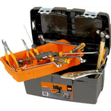 Caja de herramientas Bahco 4750PTB50 de plástico 295mm x 500mm x 270mm negra ejemplo de uso 