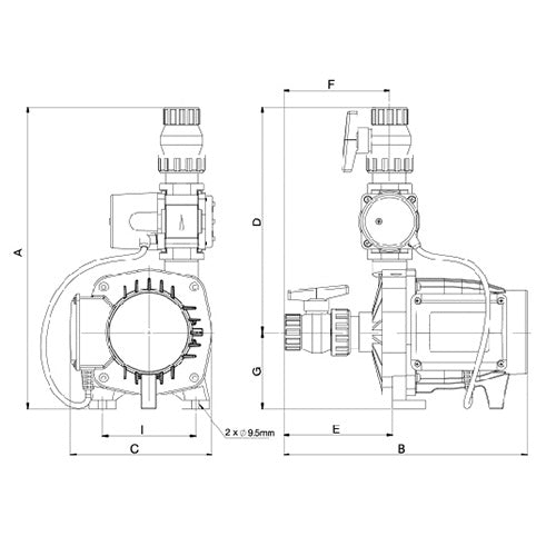Bomba presurizadora Rowa Max SFL 26 0.75 HP Alta Presión