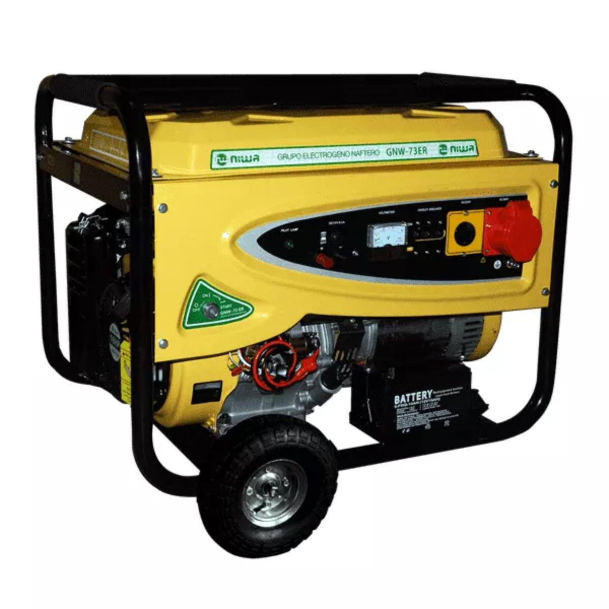 Grupo Electrogeno Generador Niwa Gnw-73-er 7kva Trifásico frente