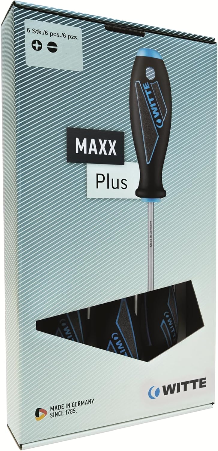 Juego de Destornilladores 6 Pzs SB/PH 1/PH 2 Whitte Maxxpro Plus 663864