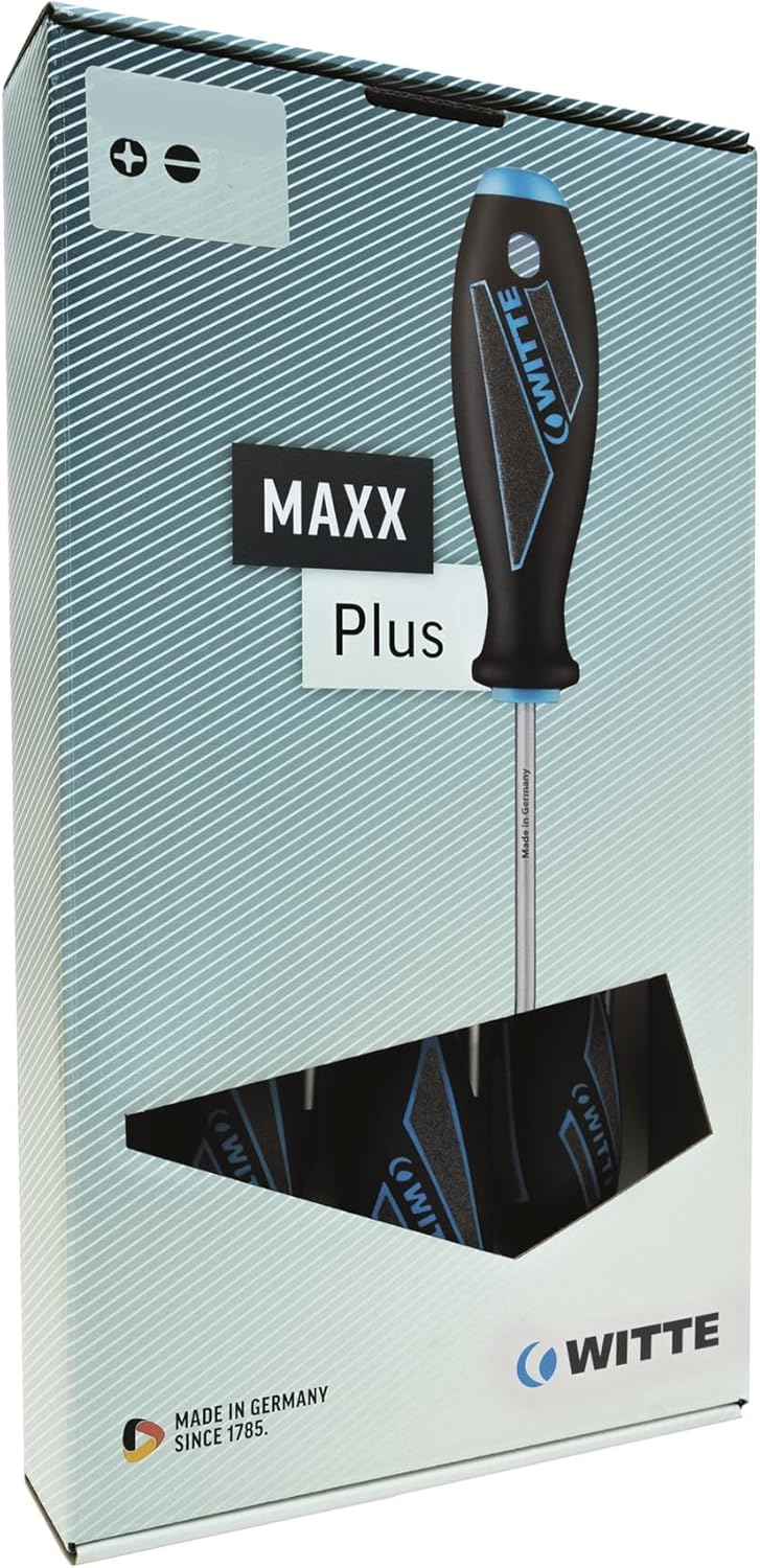 Juego de Destornilladores Phillips y ranurados 5 piezas Witte Maxx Plus