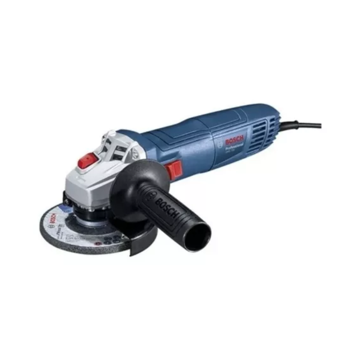 Amoladora Bosch Angular color azul. perfil