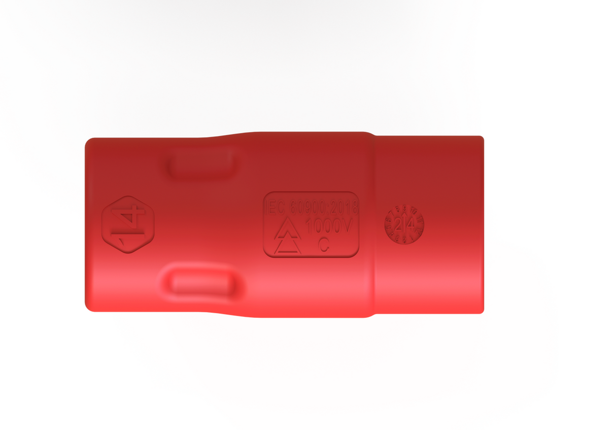 Bocallave Corta Aislada 1000V de 1/2" 14MM Hubix HN-14