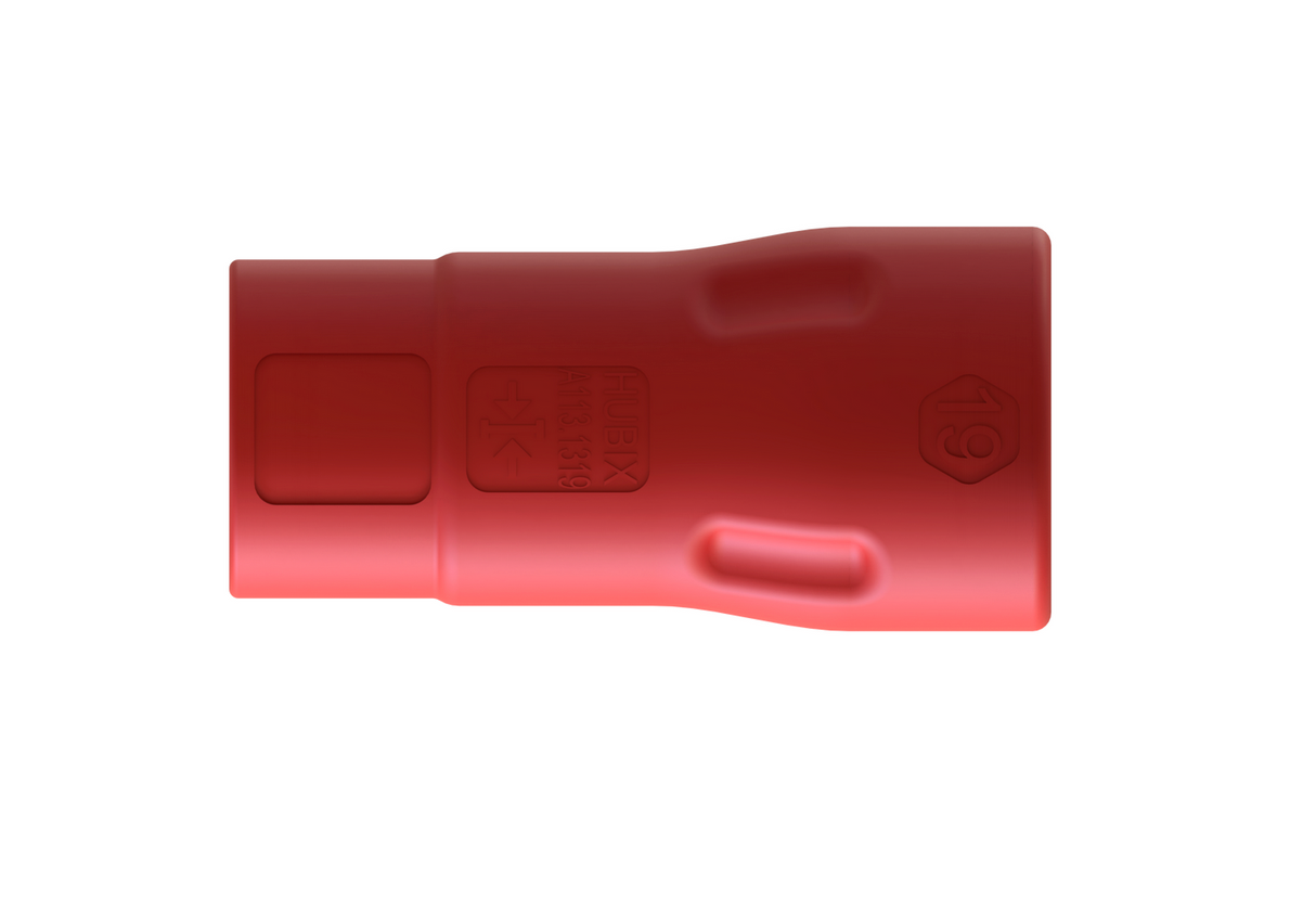 Bocallave Corta Aislada 1000V de 1/2" 19MM Hubix HN-19 A113.1319