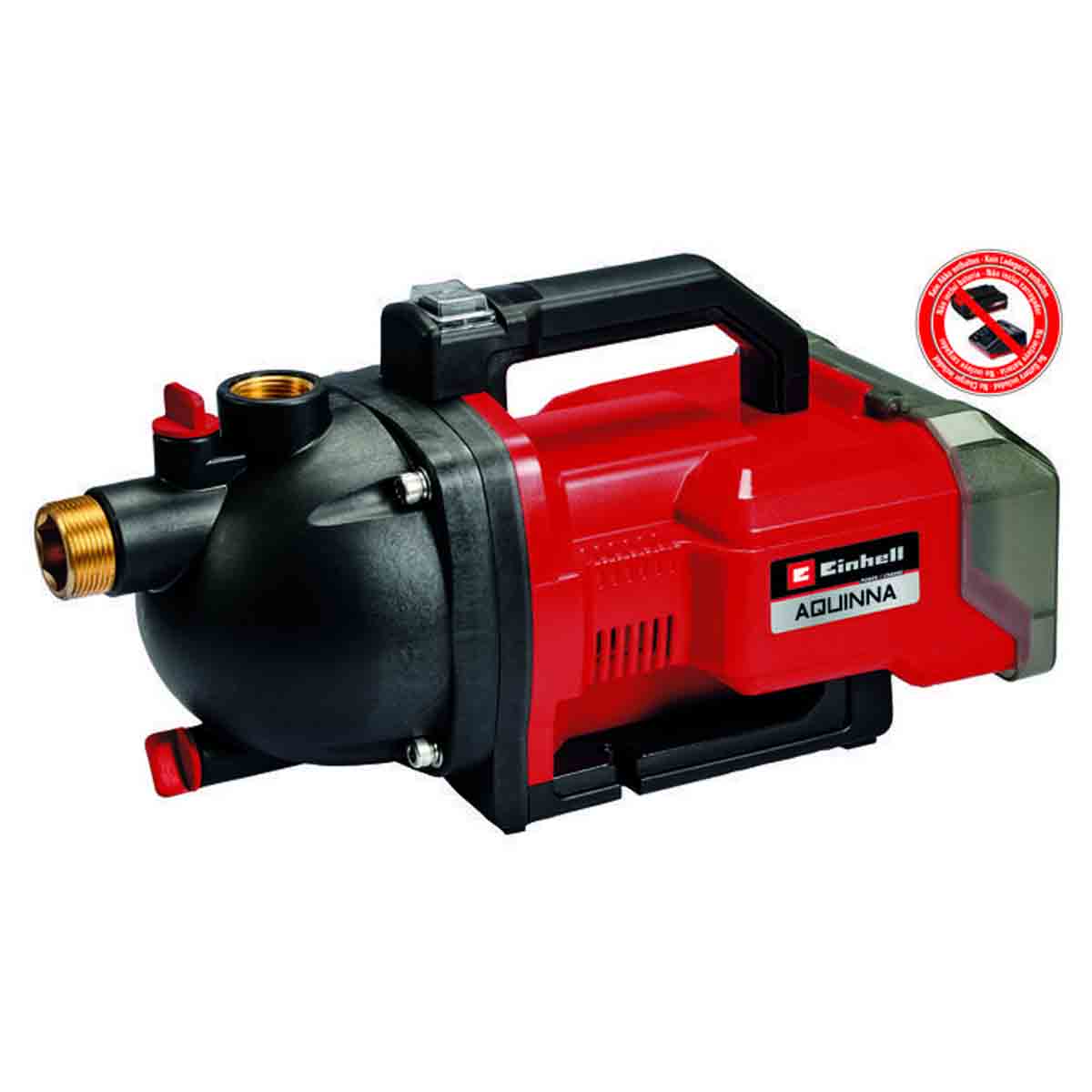 Bomba De Agua Autoaspirante Inalambrica Einhell Aquinna 36/30 frente