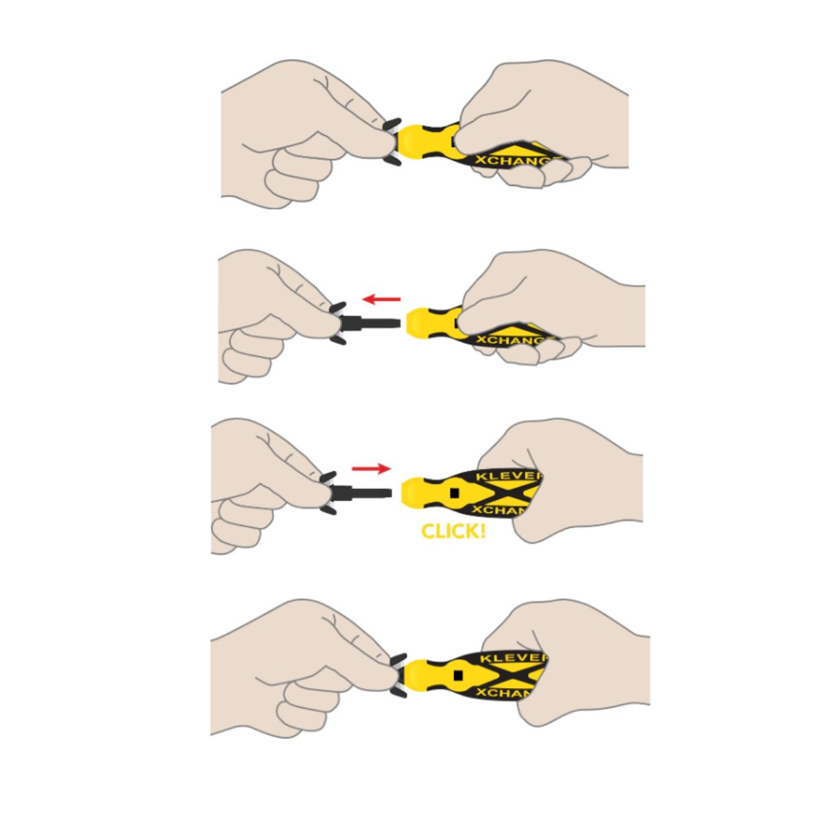 Cabezal de repuesto Klever X Change cambio