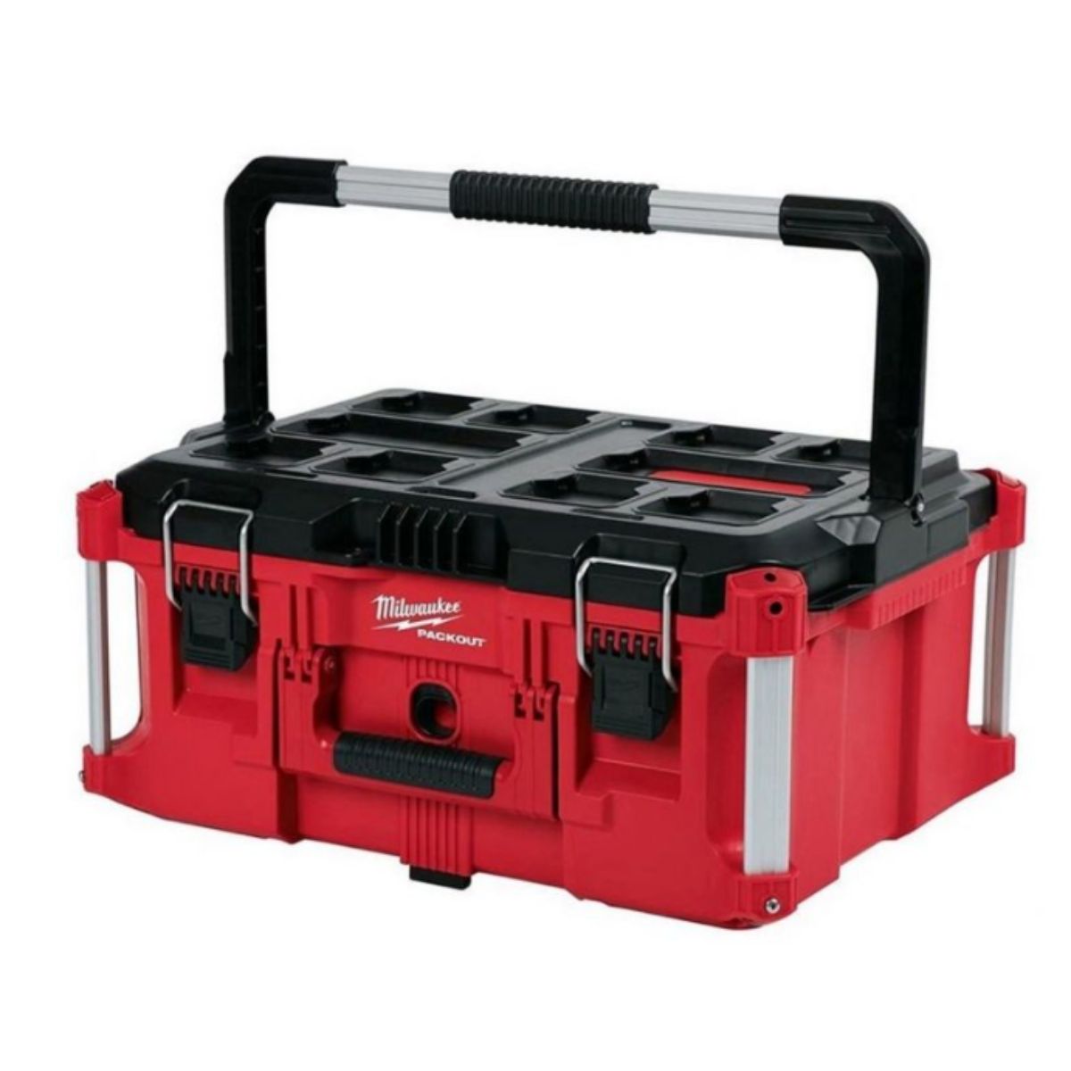 Caja de herramientas Milwaukee 4822-8425 Packout de alto impacto vista en ángulo