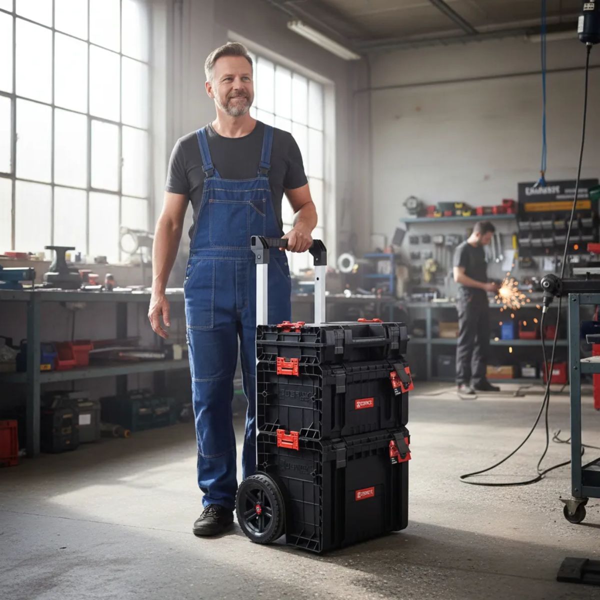 Carro Porta Herramientas 3 Piezas Qbrick Pro Modular Organizador