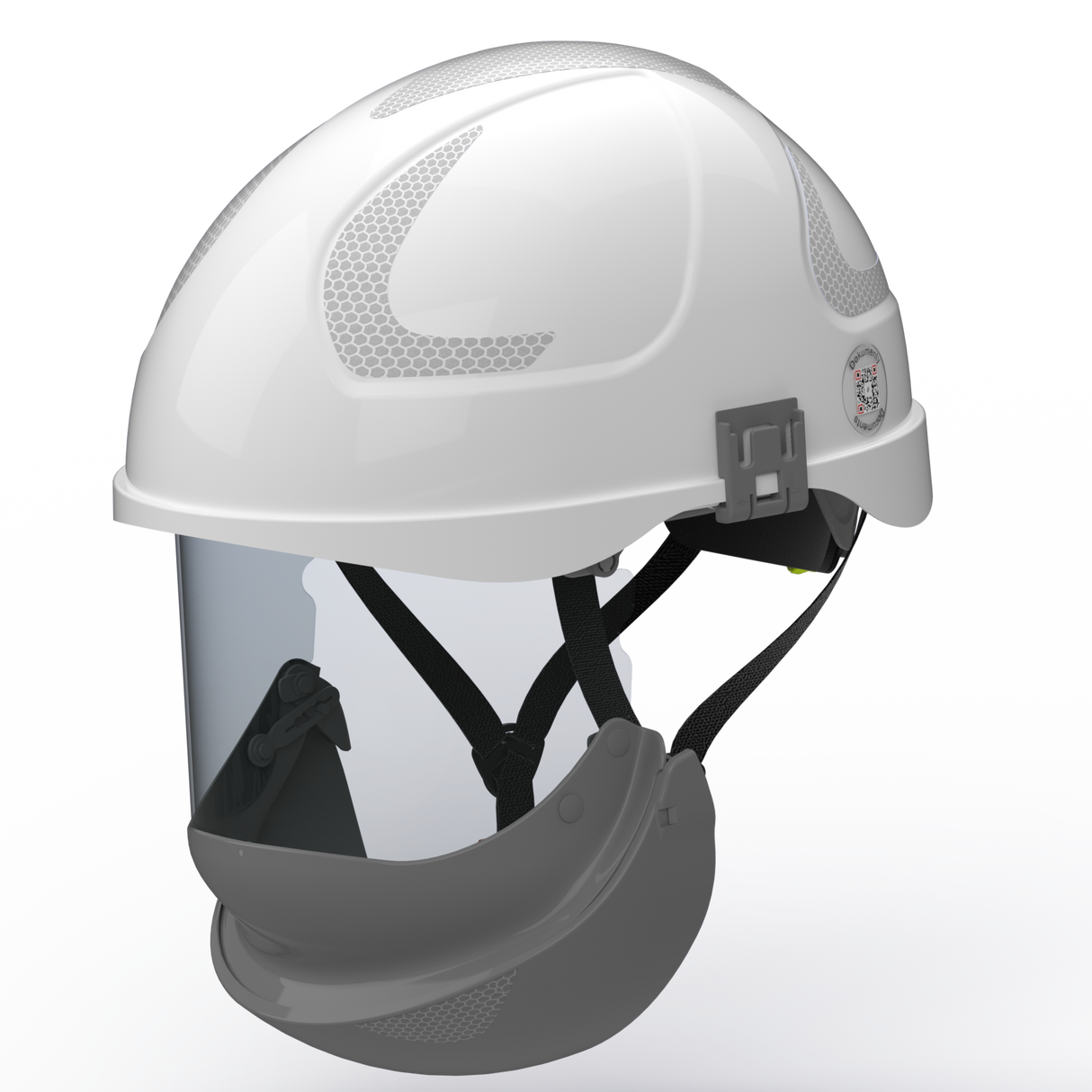 Casco Dieléctrico SECRA H058S con Visor Retraible Arco Eléctrico ATPV 36 cal/cm²