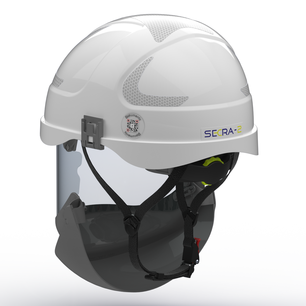 Casco Dieléctrico SECRA H058S con Visor Retraible Arco Eléctrico ATPV 36 cal/cm²