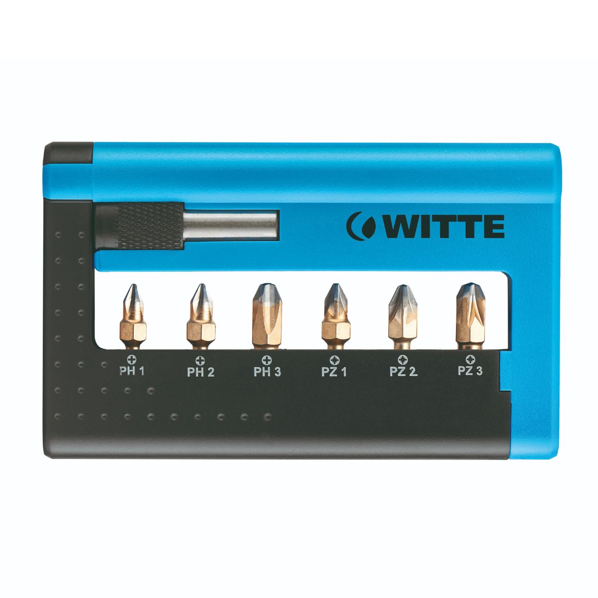 Juego de Puntas Witte MAXX Diamond 7 pcs PH y PZ con Estuche