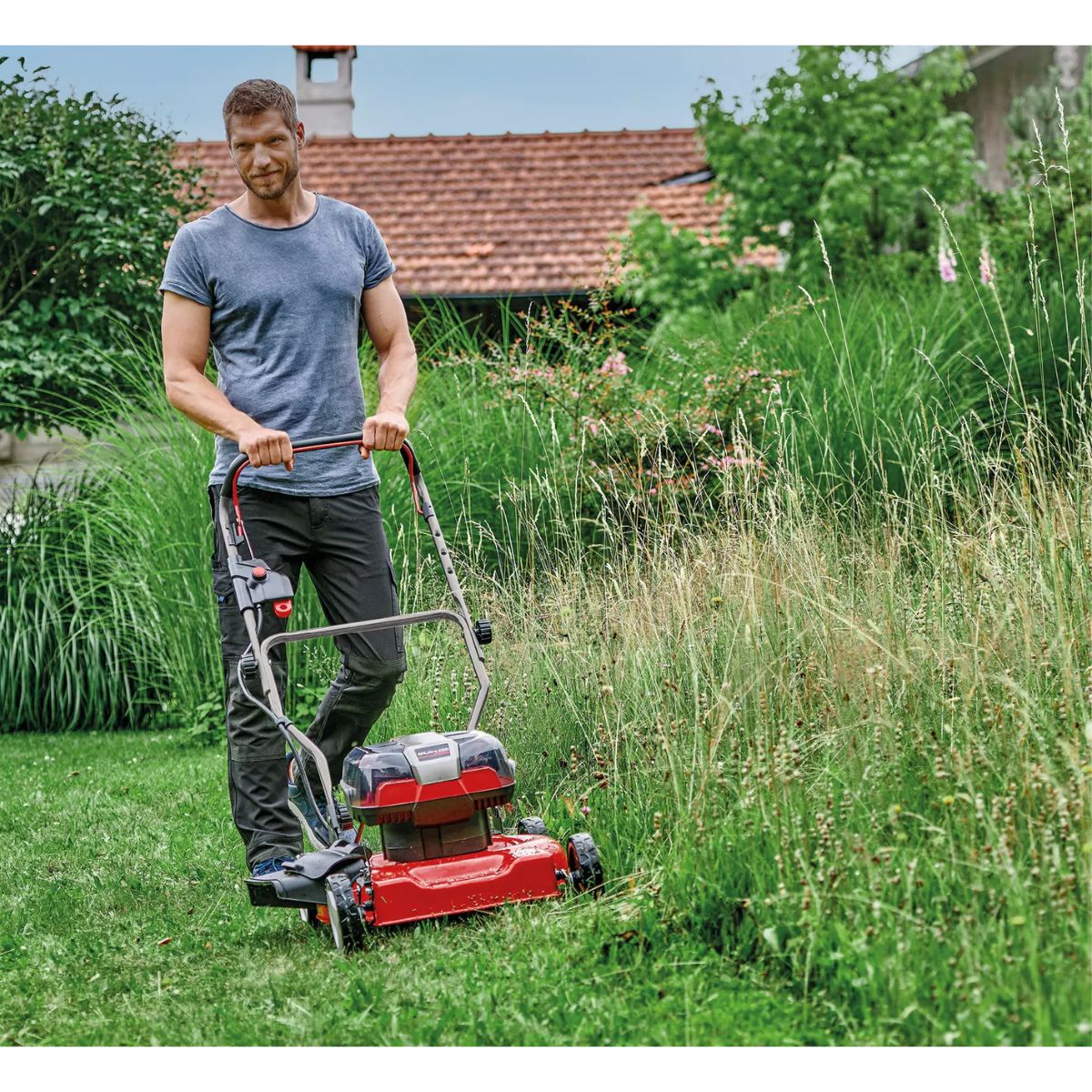 Cortadora De Pasto Inalámbrica Einhell Ge-Cm 36/48 Li M-Solo uso