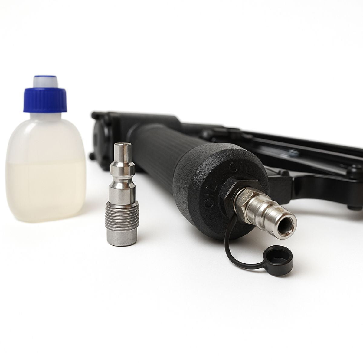 Engrampadora Tapicera Neumática WOLFER E8000 Grampas 6-16mm de 12,7mm Profesional