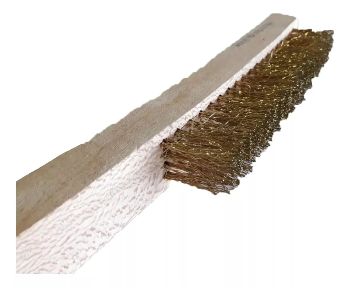 Cepillo Antichispa con Mango de Madera Wolfer EX268A-0419