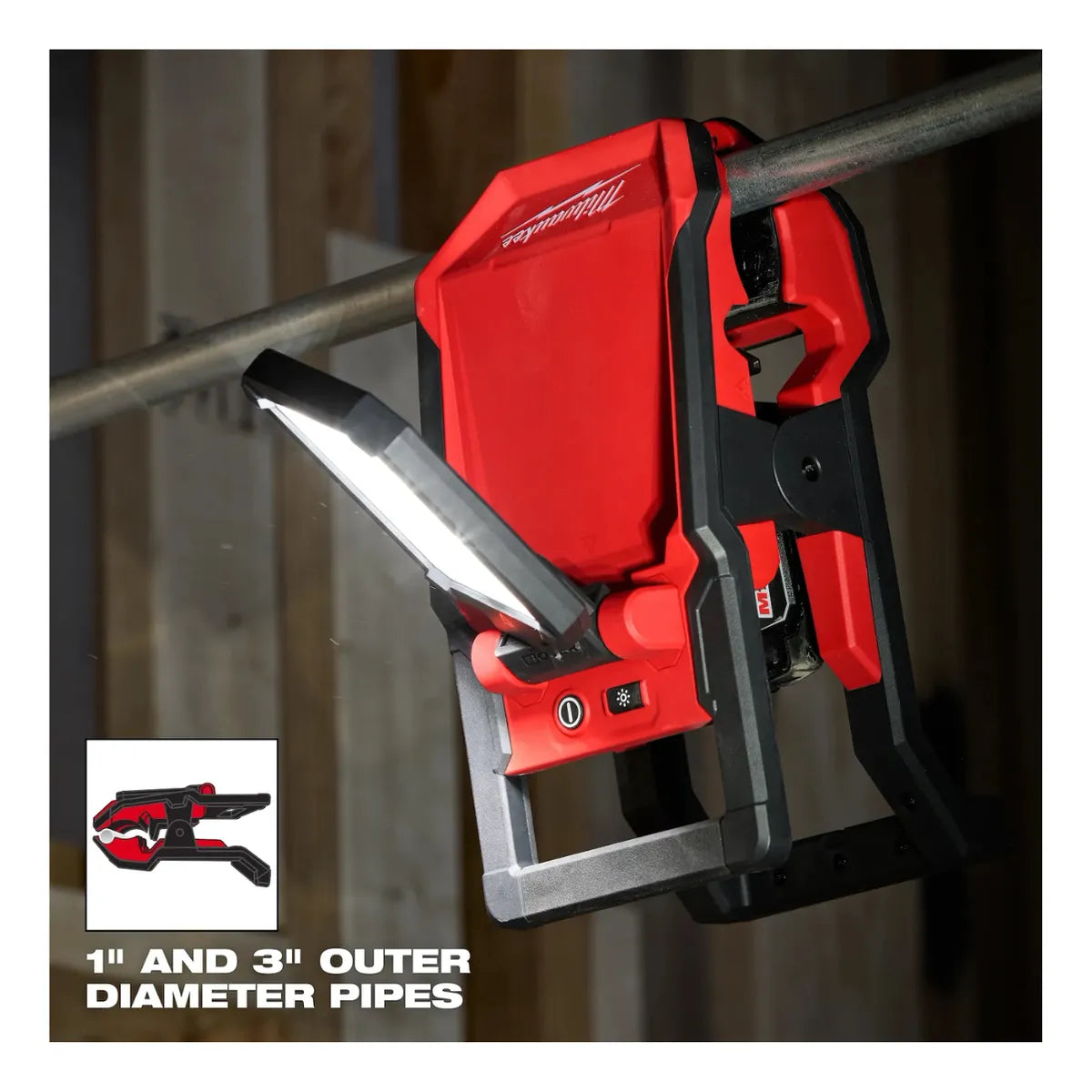 Luz LED Reflector Magnético Colgable 500 Lm Milwaukee 2358-20 (S/Bat)