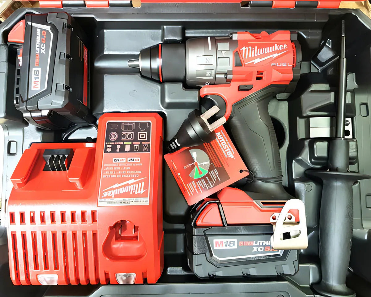 Kit Taladro Percutor Atornillador M18 Fuel Milwaukee 2904-259A (4 Gen)