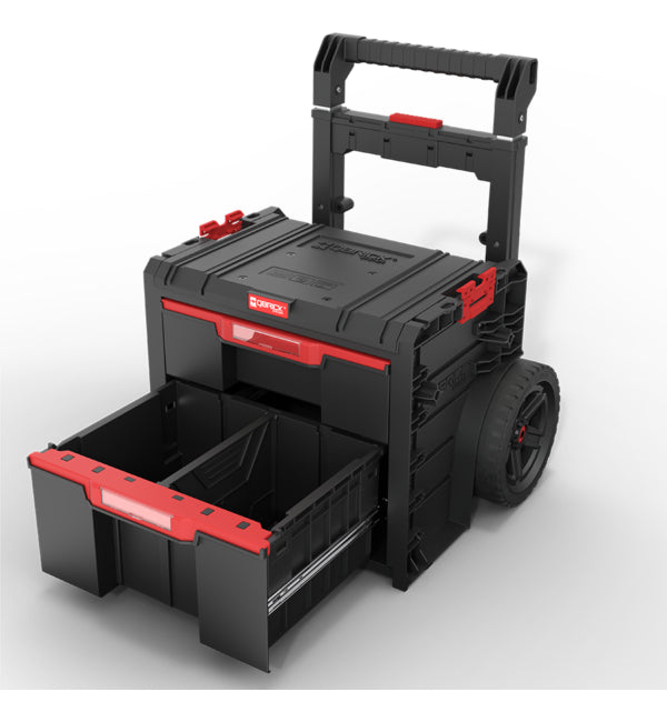 Carro de Herramientas Con Ruedas 2 Cajónes Qbrick Prime Modular 10