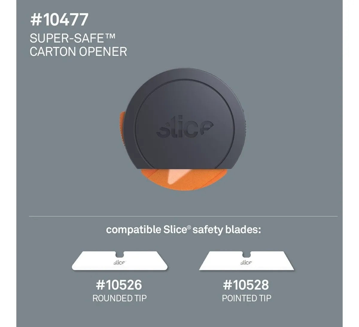 Cutter de Seguridad Especial Apertura de Cajas Deposito Slice 10477