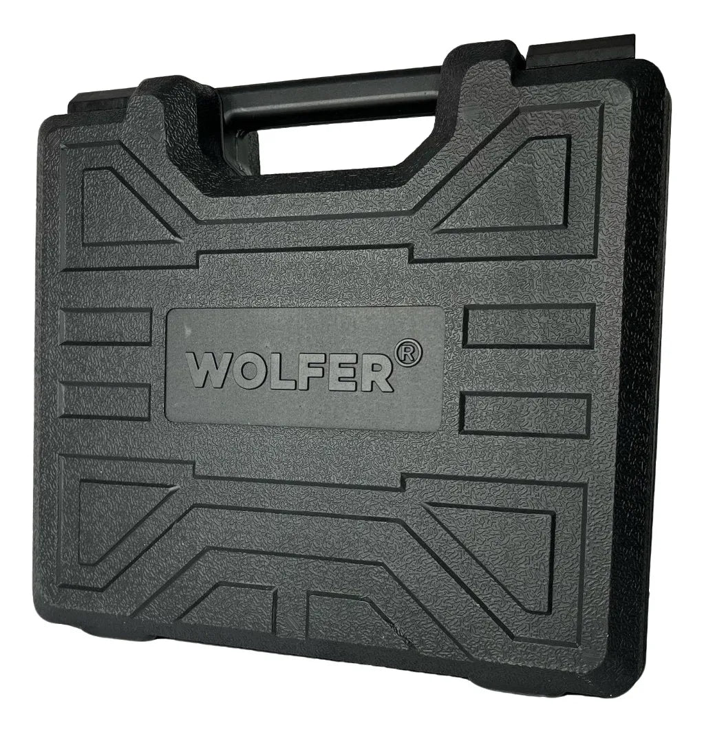 Taladro Atornillador Inalambrico Herramienta 12v Wolfer maletín