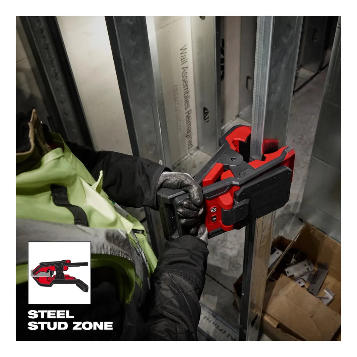 Luz LED Reflector Magnético Colgable 500 Lm Milwaukee 2358-20 (S/Bat)