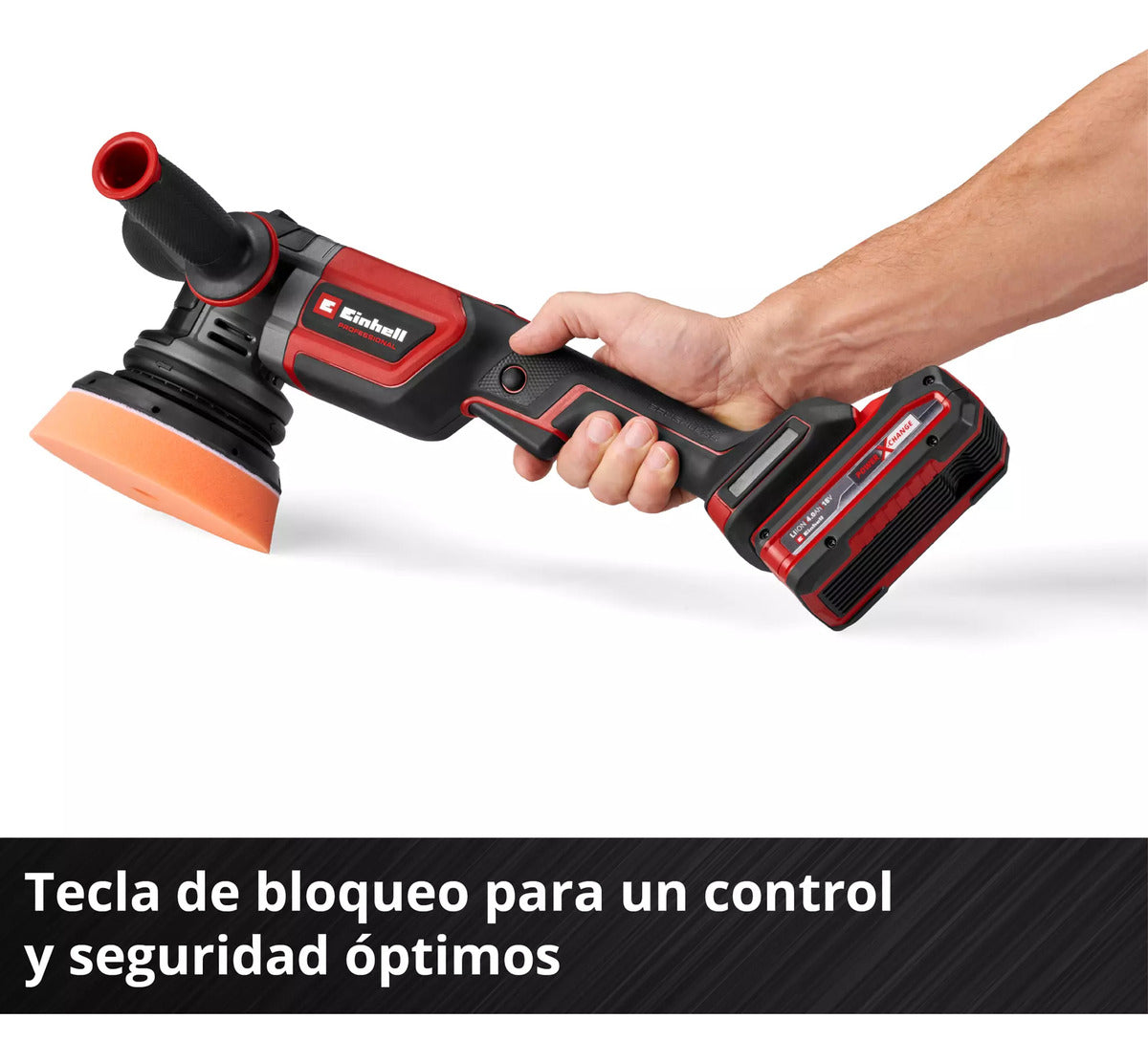 Pulidora Lijadora Rotorbital 4ah Einhell Cp-ep 18/125 Li Bl