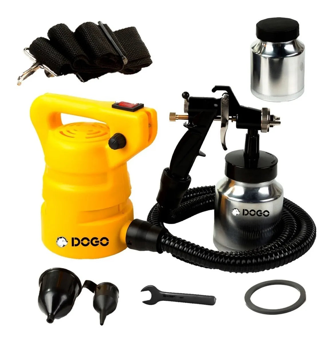 Equipo para Pintar Dogo ES-1C de 800w 1 L Tacho Metálico