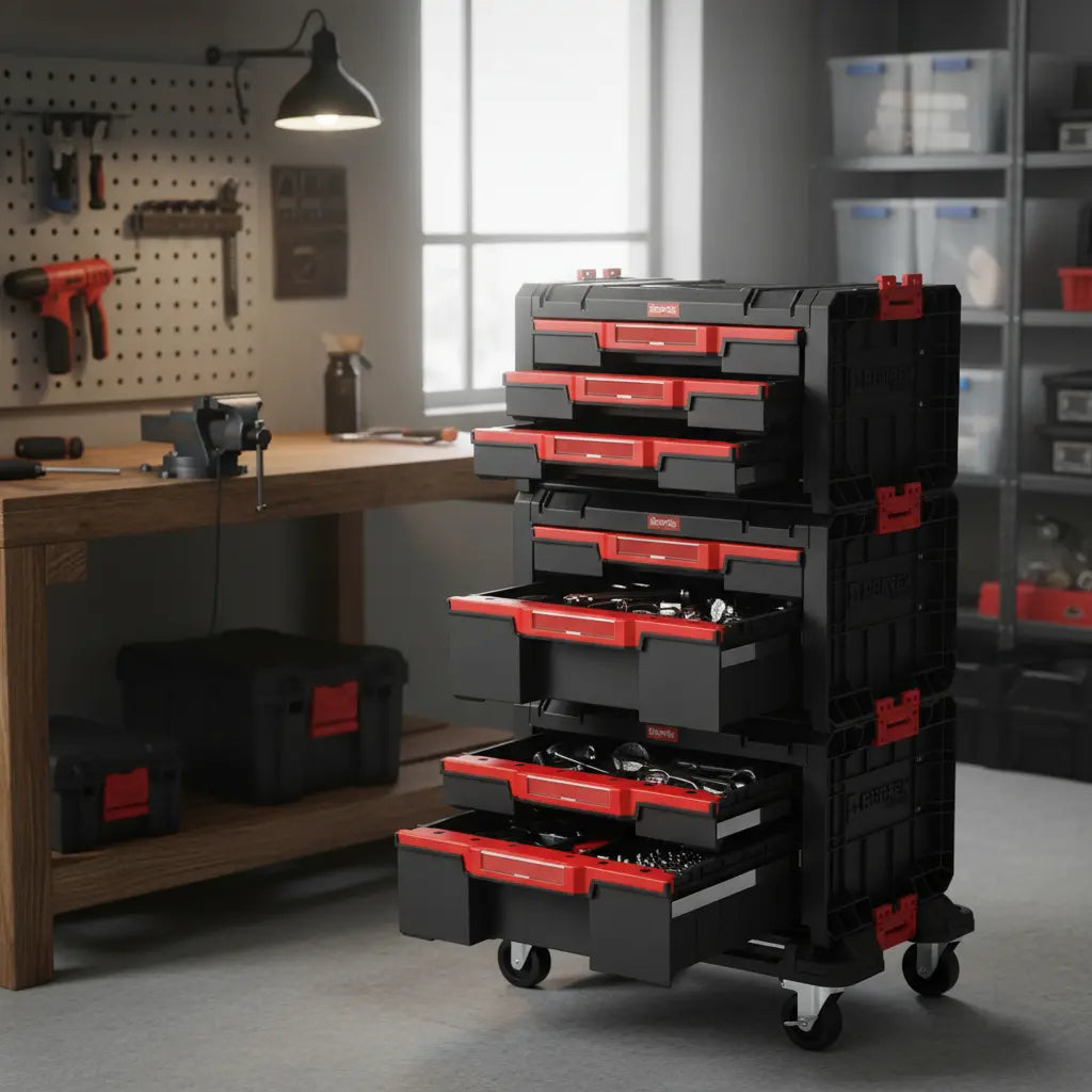 Caja de Herramientas Móvil 6 Cajones Qbrick Pro Modular