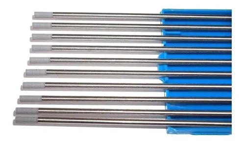 Electrodos De Tungsteno 2,4 Mm X 150 Mm Tig Punta Gris X 10 Unid