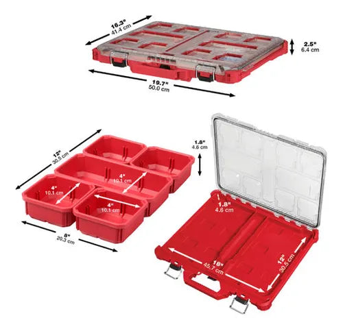 Caja Organizadora Gavetera Fina Packout Milwaukee 4822-8431