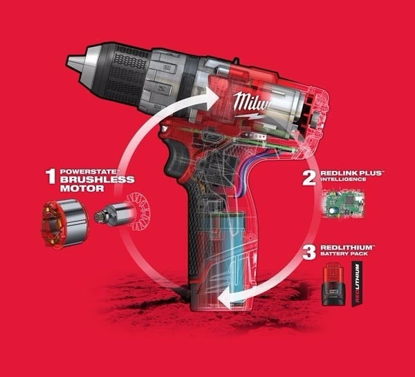Bateria M12 Ion Litio CP 3Ah. Red Lithium Milwaukee 4811-2430 4