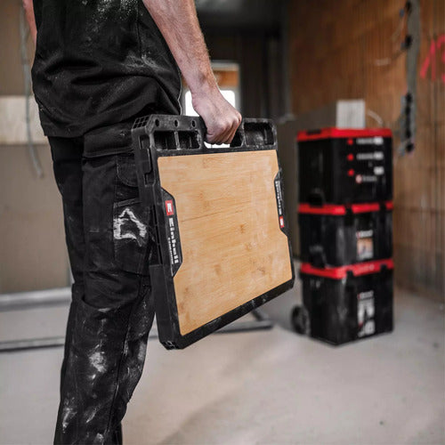 Mesa De Trabajo Einhell Sistema E-case Work Table Bambu
