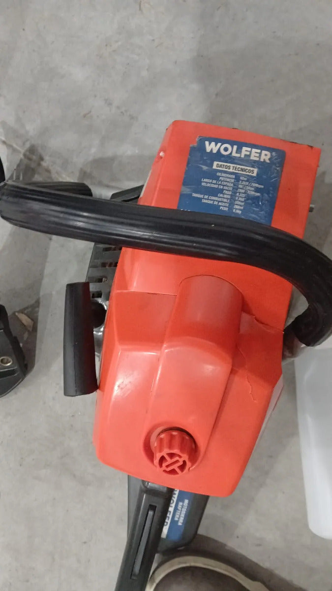 Motosierra A Explosion 52cc Wolfer Ms-5220