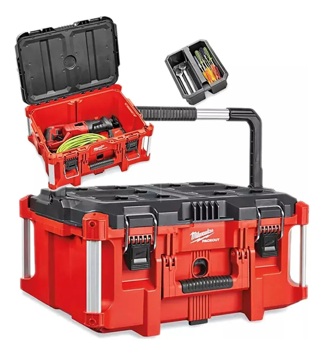 Packout Milwaukee Carro Herramientas 3 Piezas Organizador