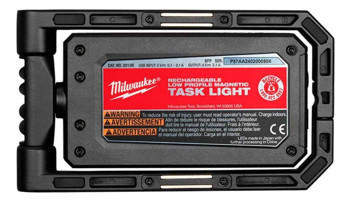 Luz LED Linterna Recargable Mgnt Colgable USB-C 500Lm Milwaukee 2013-R 6