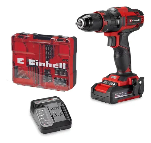 Taladro Impacto Inalambrico Einhell Te-cd 18/40 Li I 64 Pzas