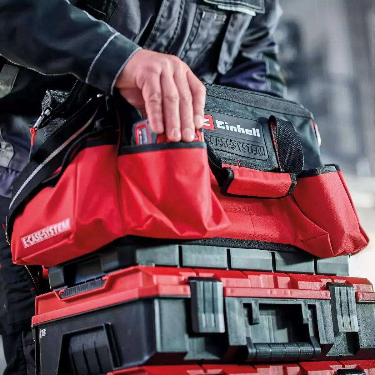 Combo Carro Caja De Herramientas Organizador Einhell E-case