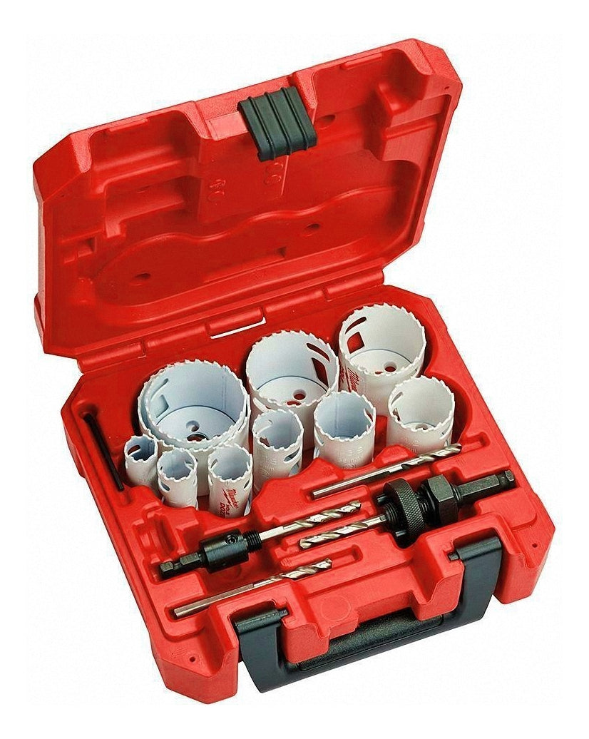 Juego de 15 Sierras Copa Bimetalicas Milwaukee 4922-4175 2