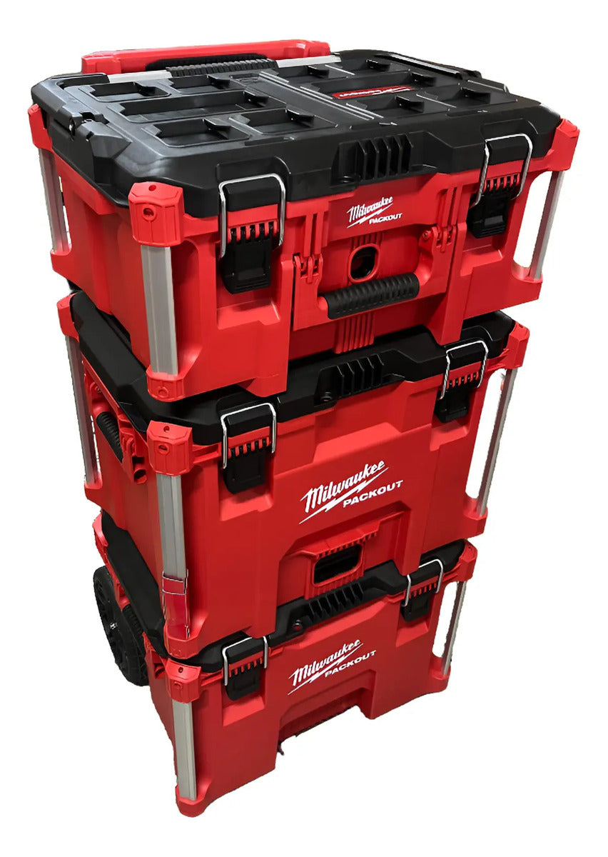 Packout Milwaukee Carro Herramientas 3 Piezas Organizador
