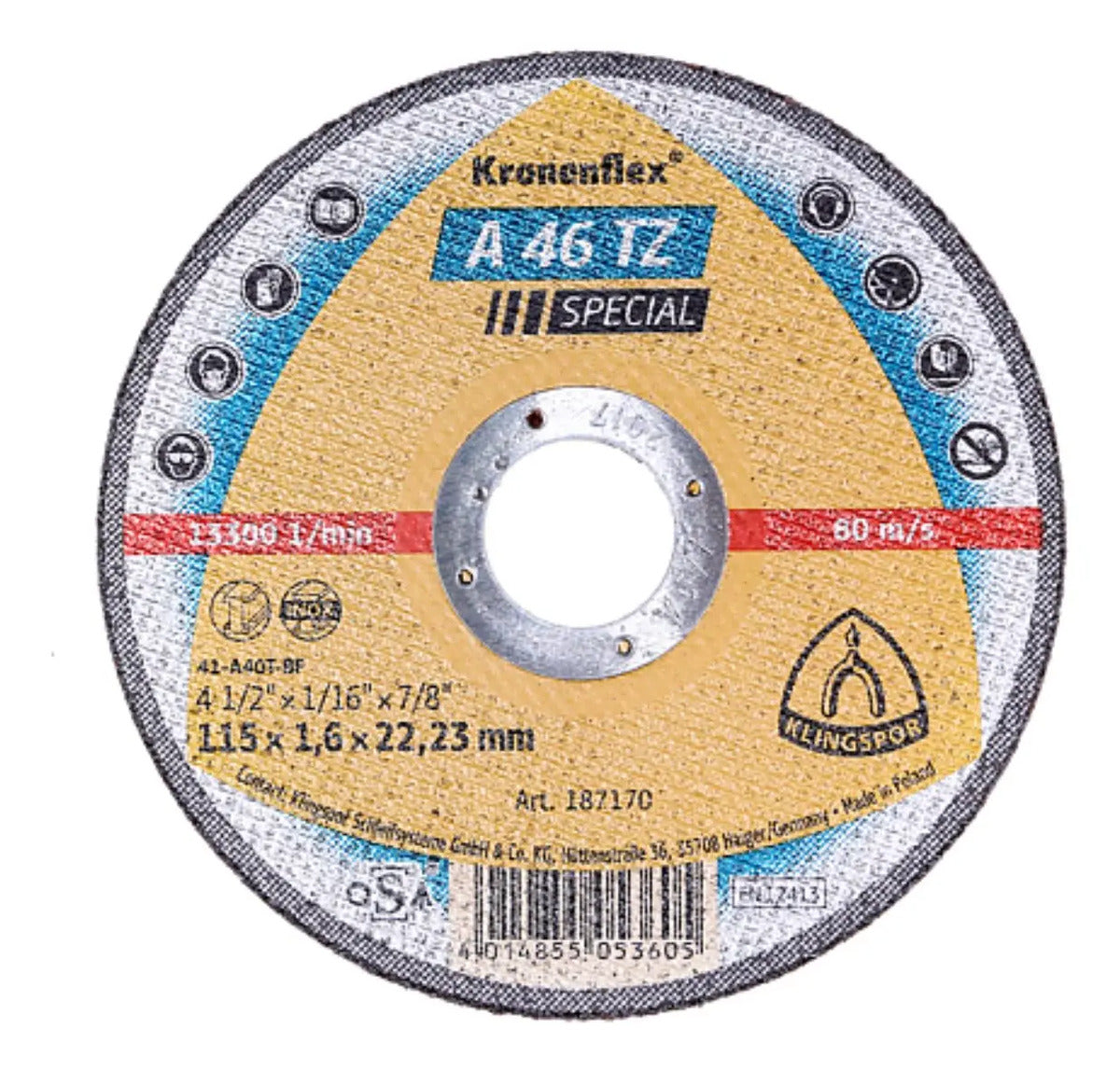 25 Discos De Corte Klingspor A 46 Tz Special 115x1.6 Inox