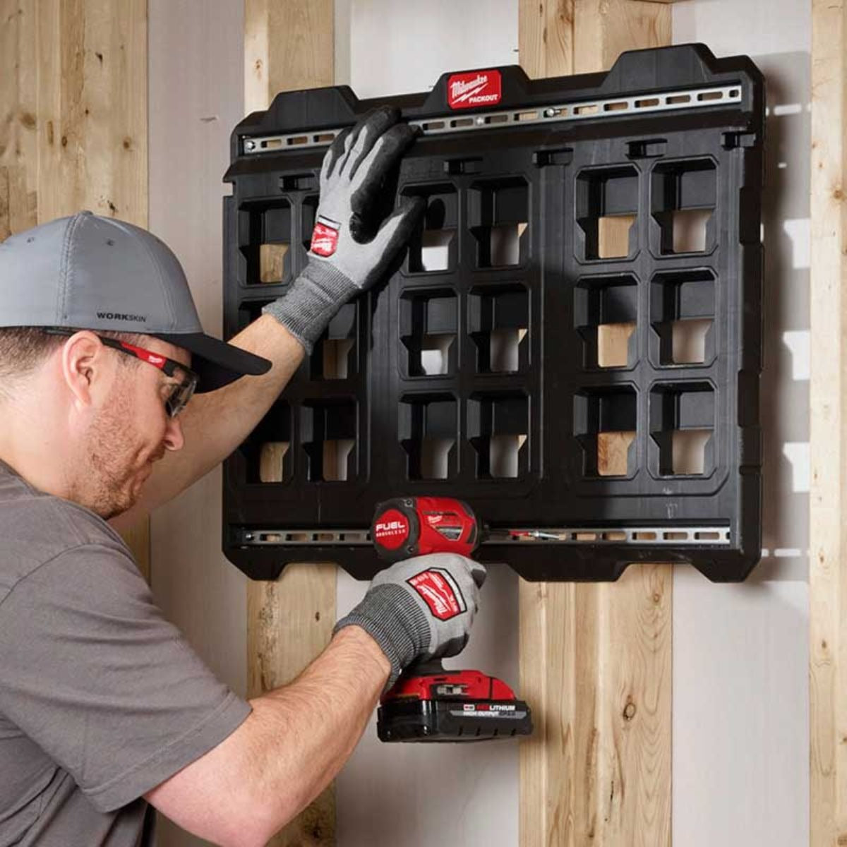 Placa De Pared Grande Packout Milwaukee 4822-8497 5