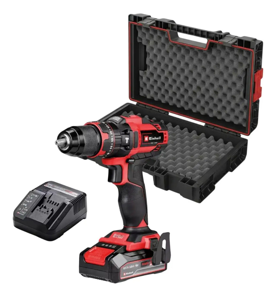 Taladro Percutor Einhell 18v 44nm + Maletin Qbrick Pro Foam