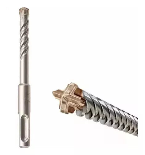 Punta De Mecha Widia Sds Plus 8 X 110 Mm Kwb 4 Filos