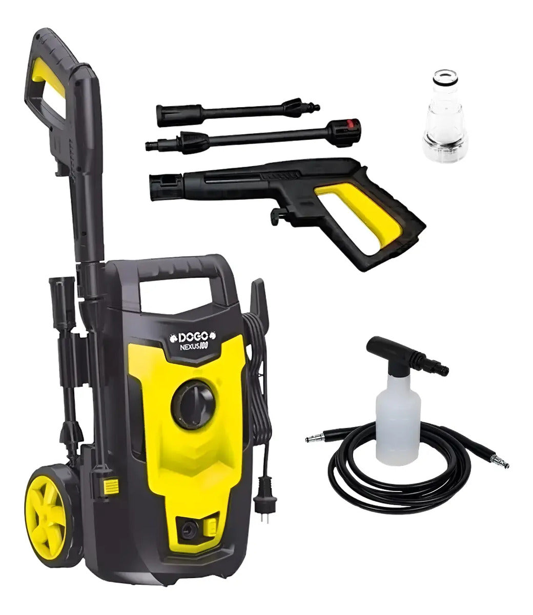 Combo Hidrolavadora 1400w + Aspiradora 20 Lts 1200w + Acc