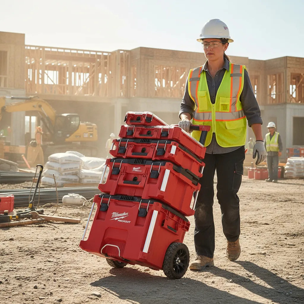 Torre de 5 Cajas de herramientas Modular Packout de Milwaukee 3