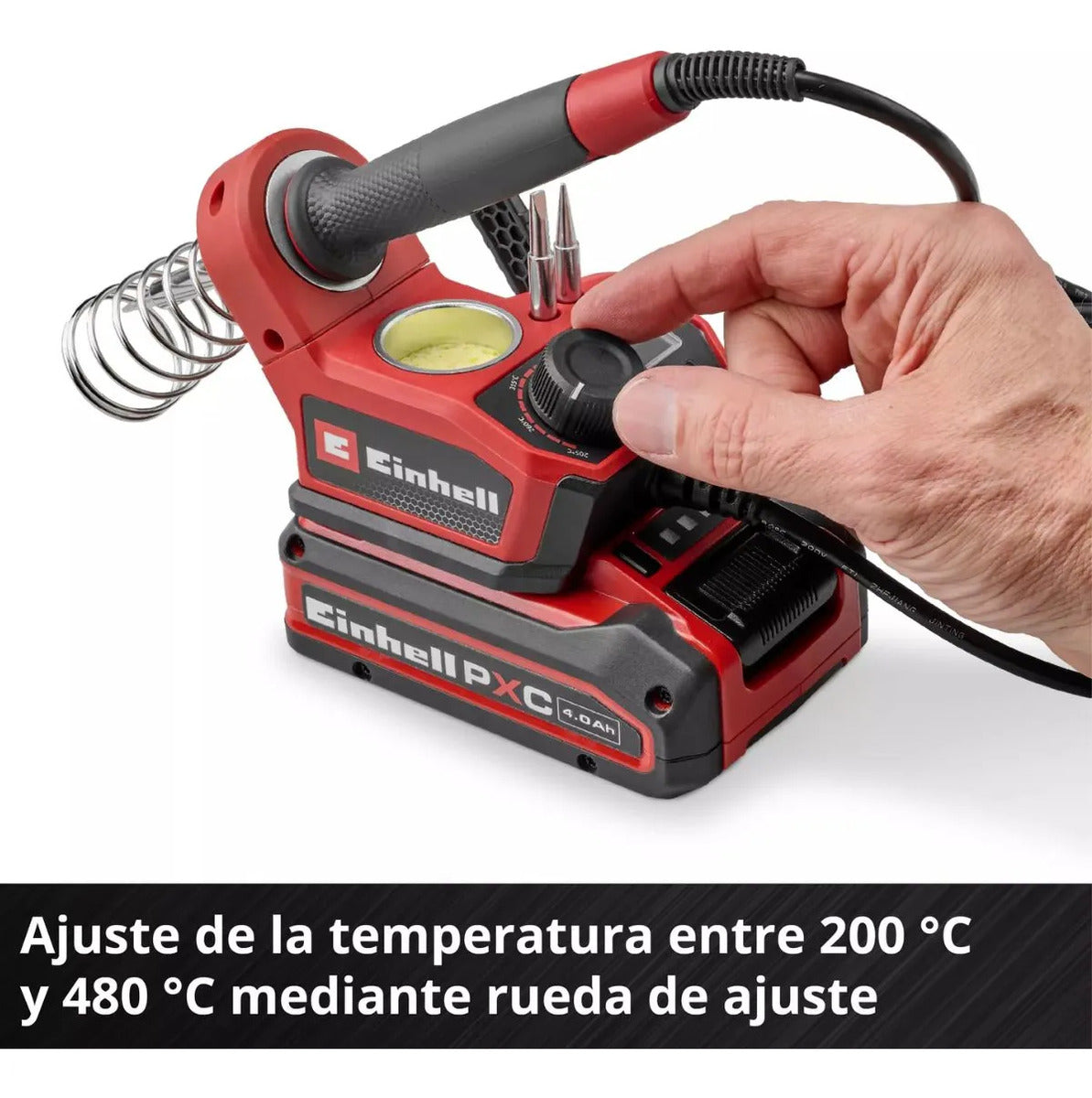 Soldador Estaño Inalambrico 18v Einhell Te-si 18/480 Li Solo