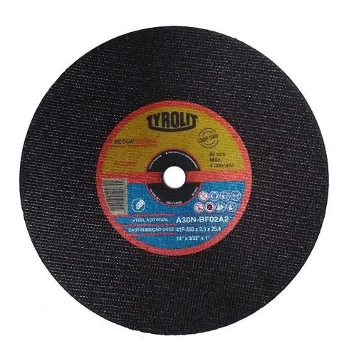 Disco De Corte 14 Tyrolit Secur 350 X 2.5 X 25.4 Sensitiva